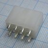 MF 2x04M, разъем питания (с контактами) mini-fit, 8pin, вилка на кабель, шаг 4,2мм
