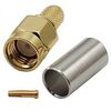 RP-SMA-C58P, разъем высокочастотный, гнездо rp-sma обжимное на кабель rg58
