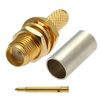 RP-SMA-C58J, разъем высокочастотный, штекер rp-sma обжимной на кабель rg58