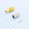 ВЧ разъём RP-SMA-C58P гн., разъем высокочастотный, гнездо rp-sma обжимное на кабель rg58