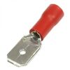 MDD1.25-250, клемма ножевая авто(п) 6,3мм.пров.0,5-1,5мм.изолированная red