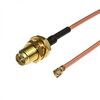 UFL-F/SMA-F JV-003 13CM, разъем высокочастотный, кабельная сборка ufl гнездо - sma гнездо, длина 13 см