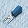 SV2-3.7S Blue, наконечник кабельный вилочный с изоляцией d=3.7мм, сеч. пров.1.5-2.5мм2