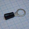 RV5.5-10 Black, наконечник кабельный кольцевой с изоляцией d=10.5мм, сеч. пров.4.0-6.0мм2