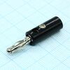 BP-214-B-EN, штекер banana plug черный