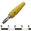 10-0074 YELLOW, штекер 10-0074 желтый, винтовое крепление