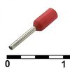 DN00206 RED (0.75X6MM), наконечник на кабель dn00206, красный, 0.75x6 мм