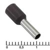 DN02508 BLACK (2.2X8MM), наконечник на кабель dn02508, черный, 2.2x8 мм