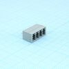 BCH-381V- 4 GY, корпусная часть для печатных плат, номинальный ток: 8 a, расчетное напряжение (iii/2): 160 в, номинальное сечение: 1,5 мм?, полюсов: 4, размер шага: 3,81 мм, цвет: сигнальный серый