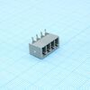 BCH-381H- 4 GY, корпусная часть для печатных плат, номинальный ток: 8 a, расчетное напряжение (iii/2): 160 в, номинальное сечение: 1,5 мм?, полюсов: 4, размер шага: 3,81 мм, цвет: сигнальный серый