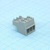 BCP-350- 3 GY, разъемы для печатной платы, номинальный ток: 8 a, расчетное напряжение (iii/2): 160 в, номинальное сечение: 1,5 мм?, полюсов: 3, размер шага: 3,5 мм, тип подключения: винтовой зажим с натяжной гильзой, цвет: сигнальный серый