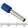 DN02512 BLUE (2.2X12MM), наконечник на кабель dn02512, синий, 2.2x12 мм