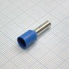 HE 6012 Blue, наконечник кабельный торцевой трубчатый с изоляцией, l=20/12мм, сеч. пров. 6.0мм2