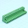 2EDGK-5.0-15P-14-00A(H), разъемный клеммный блок, 15 контактов. серия 2edgk-5.0
