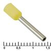 DN01012 YELLOW (1.4X12MM), наконечник на кабель dn01012, желтая, 1.4x12 мм