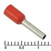 DN01008 RED (1.4X8MM), наконечник на кабель dn01008, красный, 1.4x8 мм