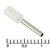 DN00508 WHITE (1X8MM), наконечник на кабель dn00508, белый, 1x8 мм