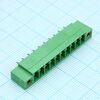 15EDGVM-3.5-10P-14-00A(H), разъемный клеммный блок на плату, 10 контактов. серия 15edgvm-3.5