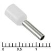 DN01508 WHITE (1.7X8MM), наконечник на кабель dn01508, белый, 1.7x8 мм