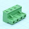 2EDGK-7.62-04P-14-00A(H), разъемный клеммный блок, 4 контакта. серия 2edgk-7.62