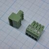 15EDGK-3.5-04P-14-00A(H), разъемный клеммный блок, 4 контакта. серия 15edgk-3.5