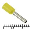 DN01008 YELLOW (1.4X8MM), наконечник на кабель dn01008, желтая, 1.4x8 мм