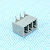 BCH-381H- 3 GY, корпусная часть для печатных плат, номинальный ток: 8 a, расчетное напряжение (iii/2): 160 в, номинальное сечение: 1,5 мм?, полюсов: 3, размер шага: 3,81 мм, цвет: сигнальный серый