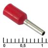 DN00506 RED (1X6MM), наконечник на кабель dn00506, красный, 1x6 мм