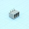 BCH-350H- 3 GY, корпусная часть для печатных плат, номинальный ток: 8 a, расчетное напряжение (iii/2): 160 в, номинальное сечение: 1,5 мм?, полюсов: 3, размер шага: 3,5 мм, цвет: сигнальный серый
