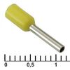 DN00708 YELLOW (1.2X8MM), наконечник на кабель dn00708, желтый, 1.2x8 мм
