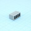 BCH-350V- 4 GY, корпусная часть для печатных плат, номинальный ток: 8 a, расчетное напряжение (iii/2): 160 в, номинальное сечение: 1,5 мм?, полюсов: 4, размер шага: 3,5 мм, цвет: сигнальный серый