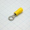 RV1.25-4S Yellow, наконечник кабельный кольцевой с изоляцией d=4.3мм, сеч. пров.0.5-1.5мм2