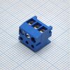DG333K-3.5-03P-12-00A(H), винтовой клеммный блок с защитой провода, 3 контакта. серия dg333k-3.5