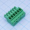 15EDGKA-3.81-06P-14-100A(H), разъемный клеммный блок. серия 15edgkа-3.81, 6 контактов
