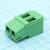 DG129-5.0-02P-14-100A(H), винтовой клеммный блок c рельефной обоймой, 2 контакта. серия dg129-5.0