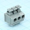 DG235-5.0-03P-11-00A(H), нажимной безвинтовой клеммный блок на 3 контакта. зажим типа торцевой контакт. серия dg235-5.0