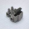 DG801-03P-11-00A(H), электромонтажный клеммник с предохранителем на 3 контакта