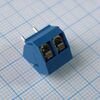 DG301S-5.0-02P-12-00A(H), винтовой клеммный блок с защитой провода, 2 контакта. серия dg301s-5.0