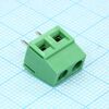 DG127-5.0-02P-14-00A(H), винтовой клеммный блок c рельефной обоймой, 2 контакта. серия dg127-5.0