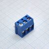 DG300R-5.0-03P-12-00A(H), винтовой клеммный блок с защитой провода, 3 контакта. серия dg300r-5.0