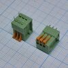 DG141V-2.54-03P-14-00A(H), нажимной безвинтовой клеммный блок на 3 контакта. зажим типа торцевой контакт. серия dg141v-2.54