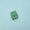 DG125-5.0-02P-14-00A(H), винтовой клеммный блок c рельефной обоймой, 2 контакта. серия dg125-5.0