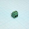 DG350R-3.5-02P-14-00A(H), винтовой клеммный блок с защитой провода, 2 контакта. серия dg350r-3.5