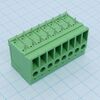 DG107R-6.35-08P-14-00A(H), винтовой клеммный блок c рельефной обоймой, 2 контакта. серия dg107r-6.35