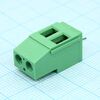 DG129-5.08-02P-14-00A(H), винтовой клеммный блок c рельефной обоймой, 2 контакта. серия dg129-5.08