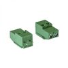DG129-5.0-02P-14-00A(H), винтовой клеммный блок c рельефной обоймой, 2 контакта. серия dg129-5.0