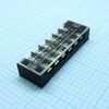 TB-2506, клеммная колодка винтовая с крышкой 12 контактов (2х6) м4, awg10, 6мм2, 25а 600в