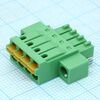 15EDGKNM-3.5-04P-14-00A(H), разъемный клеммный блок 4 контакта шаг 3.5мм