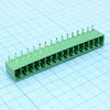 15EDGRC-3.5-16P-14-00A(H), разъемный клеммный блок на плату, 16 контактов. серия 15edgrc-3.5