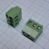DG500-5.0-03P-14-00A(H), винтовой клеммный блок c рельефной обоймой, 3 контакта. серия dg500-5.0